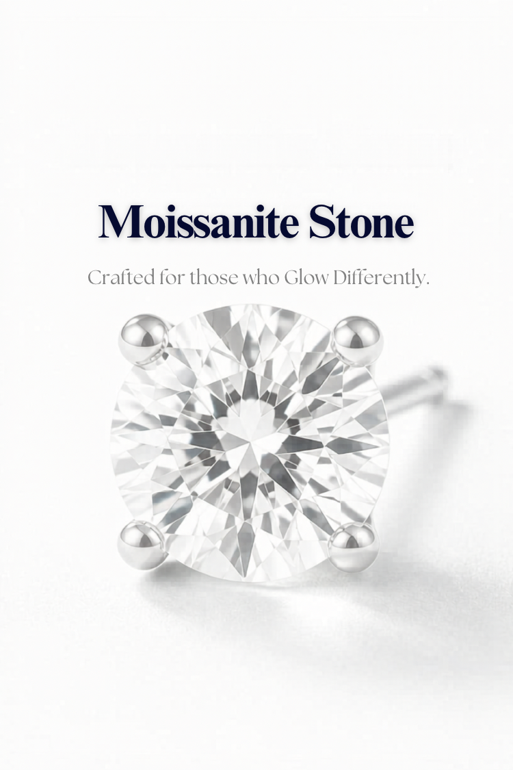 Moissanite -crafted for those who glow differently.