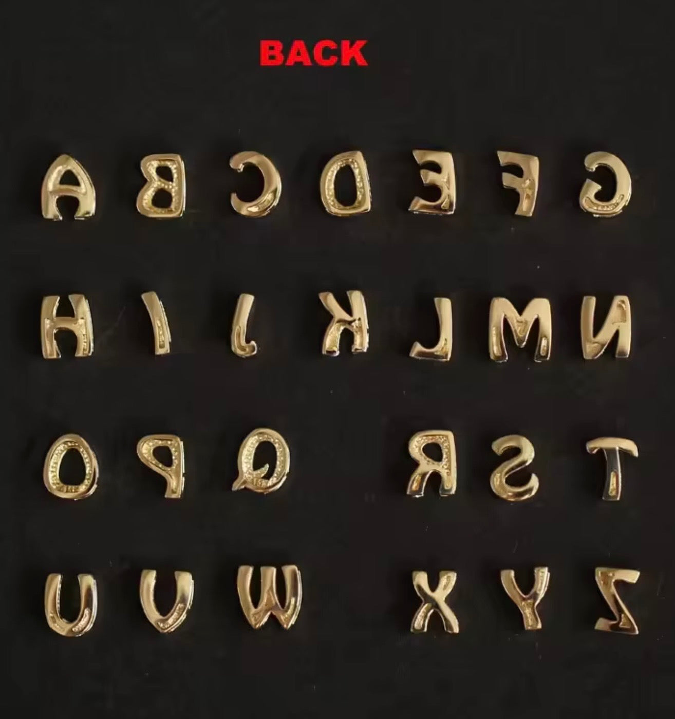 Delicate Letter Pendant Necklace - Gold Plated 925 Silver