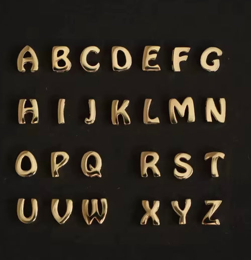 Delicate Letter Pendant Necklace - Gold Plated 925 Silver