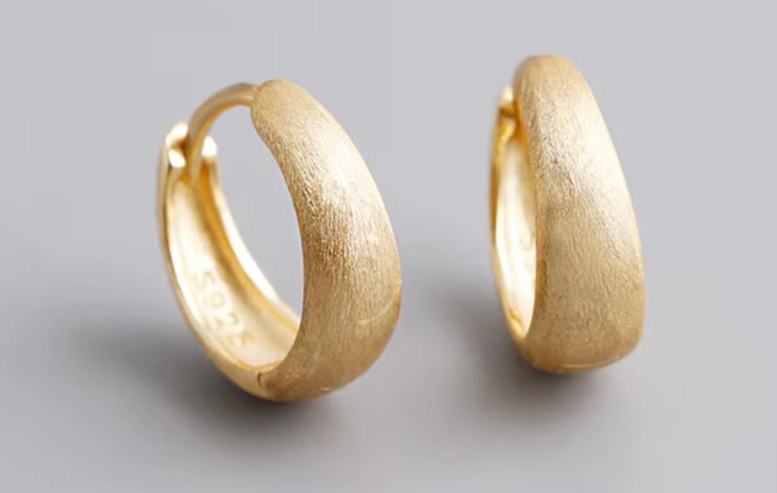 Classic Huggie Hoops - 925 Silver