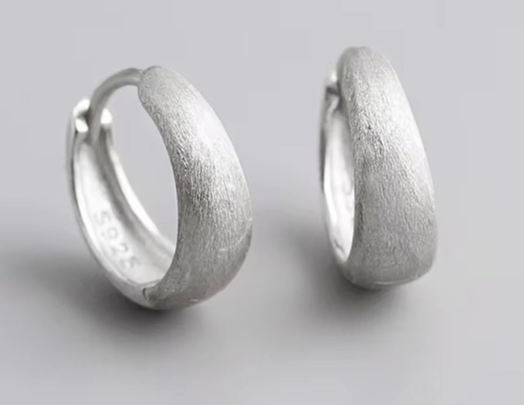 Classic Huggie Hoops - 925 Silver