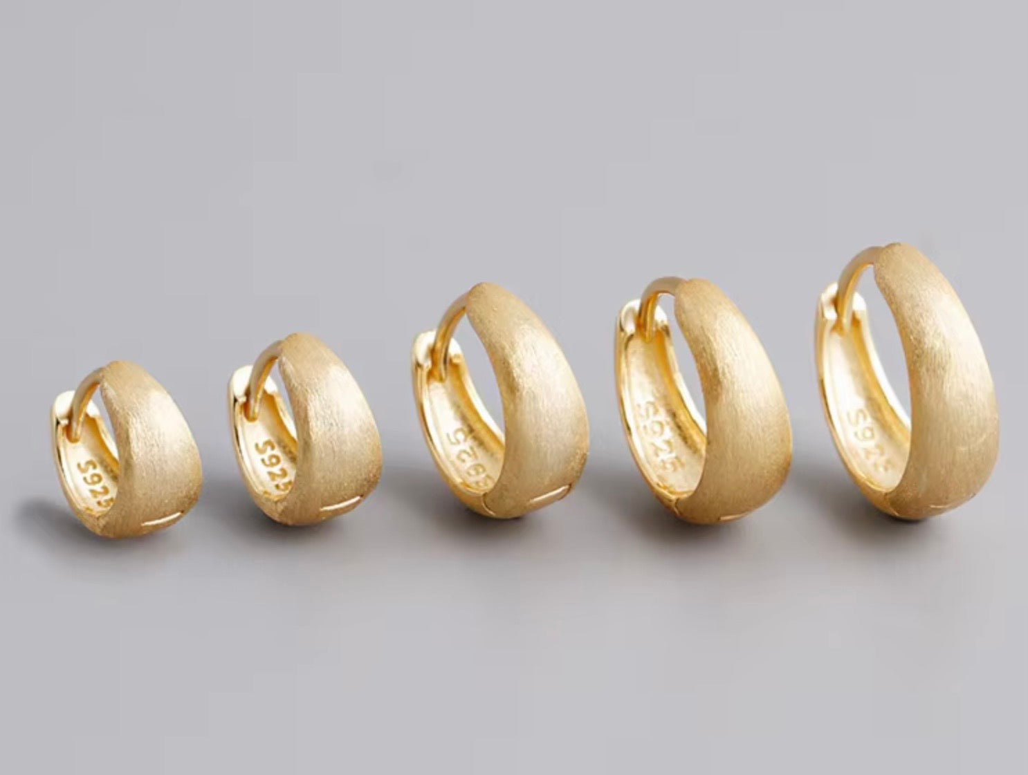 Classic Huggie Hoops - 925 Silver