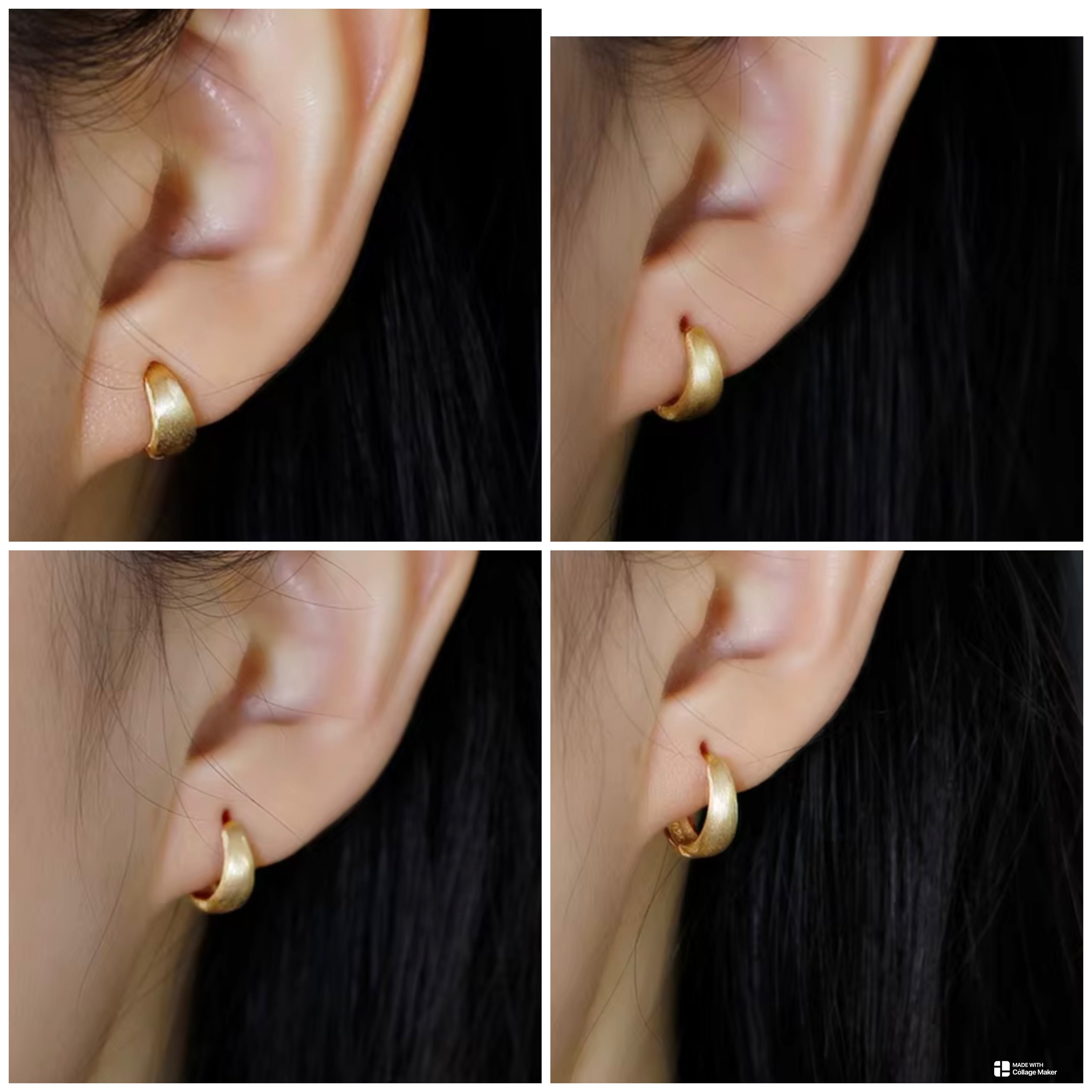 Classic Huggie Hoops - 925 Silver