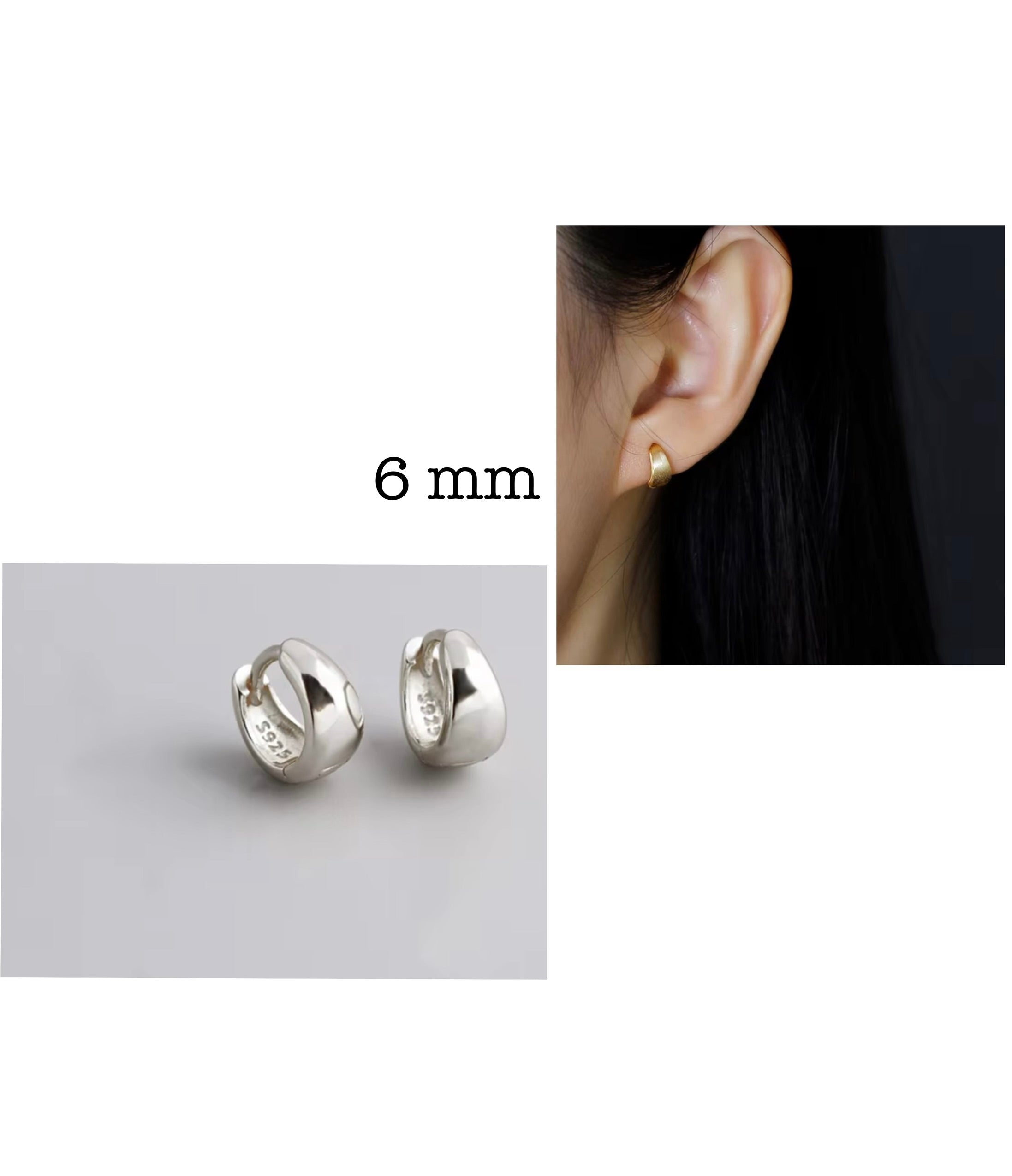 Classic Huggie Hoops - 925 Silver