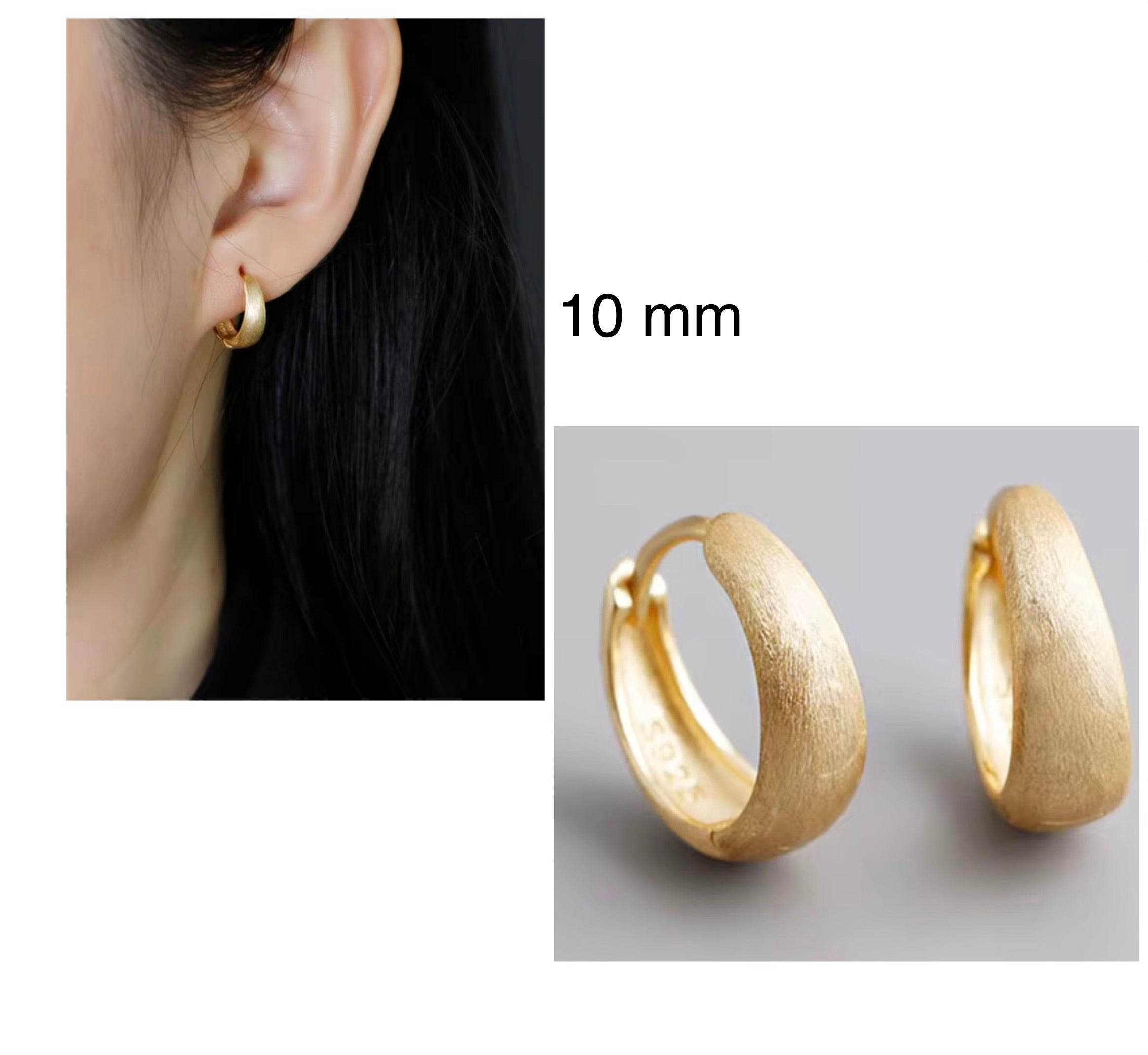 Classic Huggie Hoops - 925 Silver