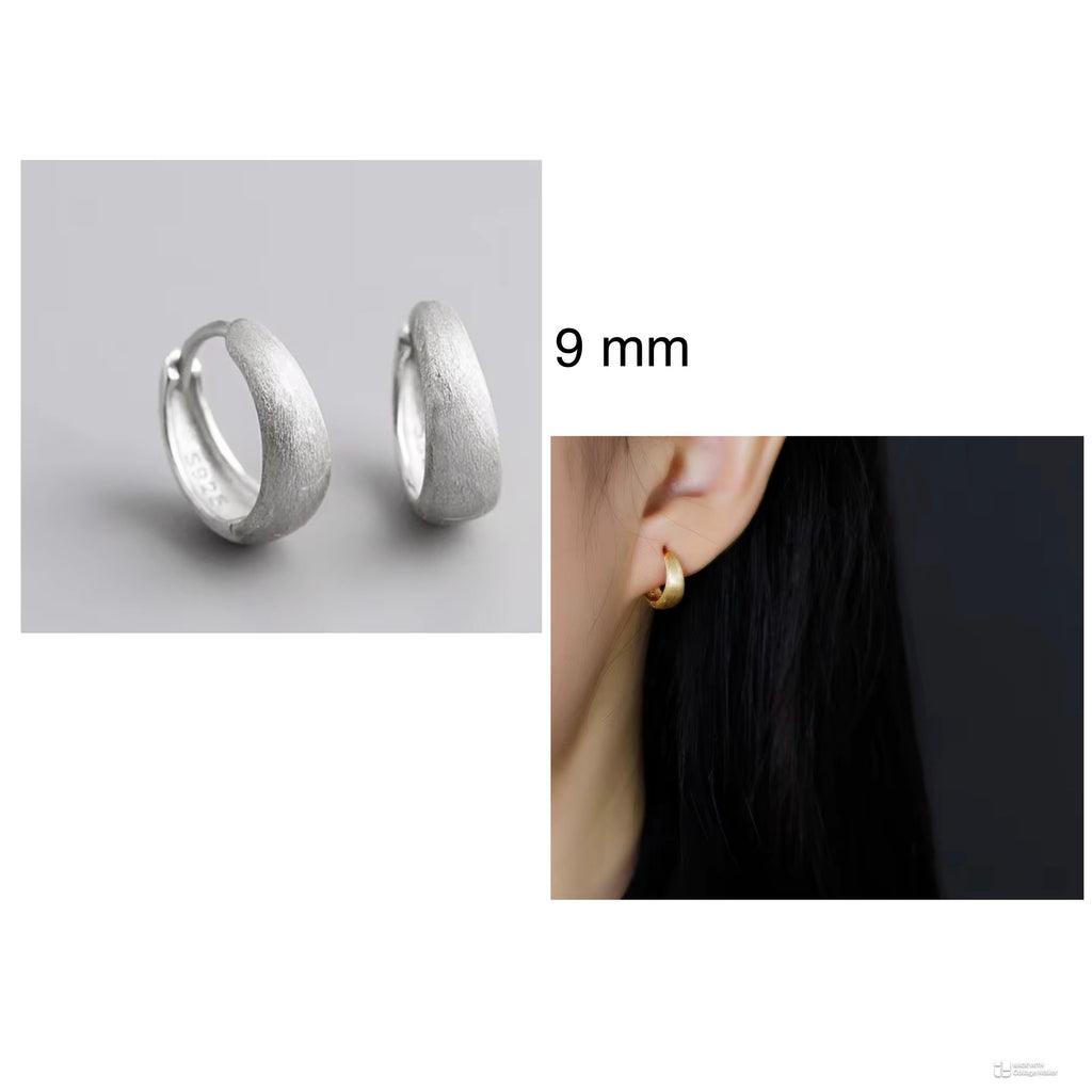 Classic Huggie Hoops - 925 Silver