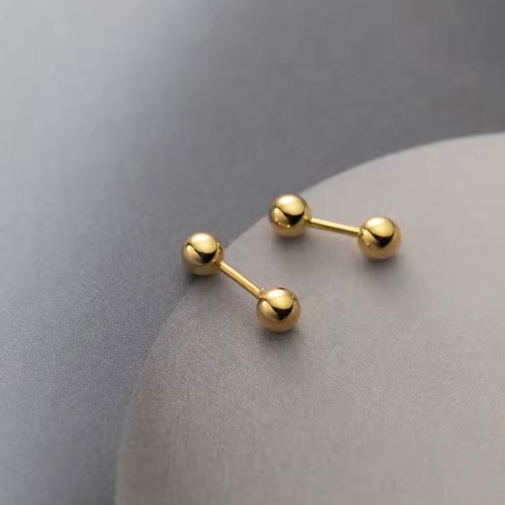 Double Ball studs Earrings.