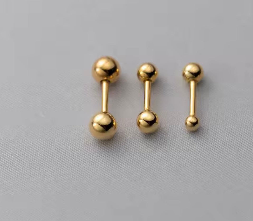 Double Ball studs Earrings.