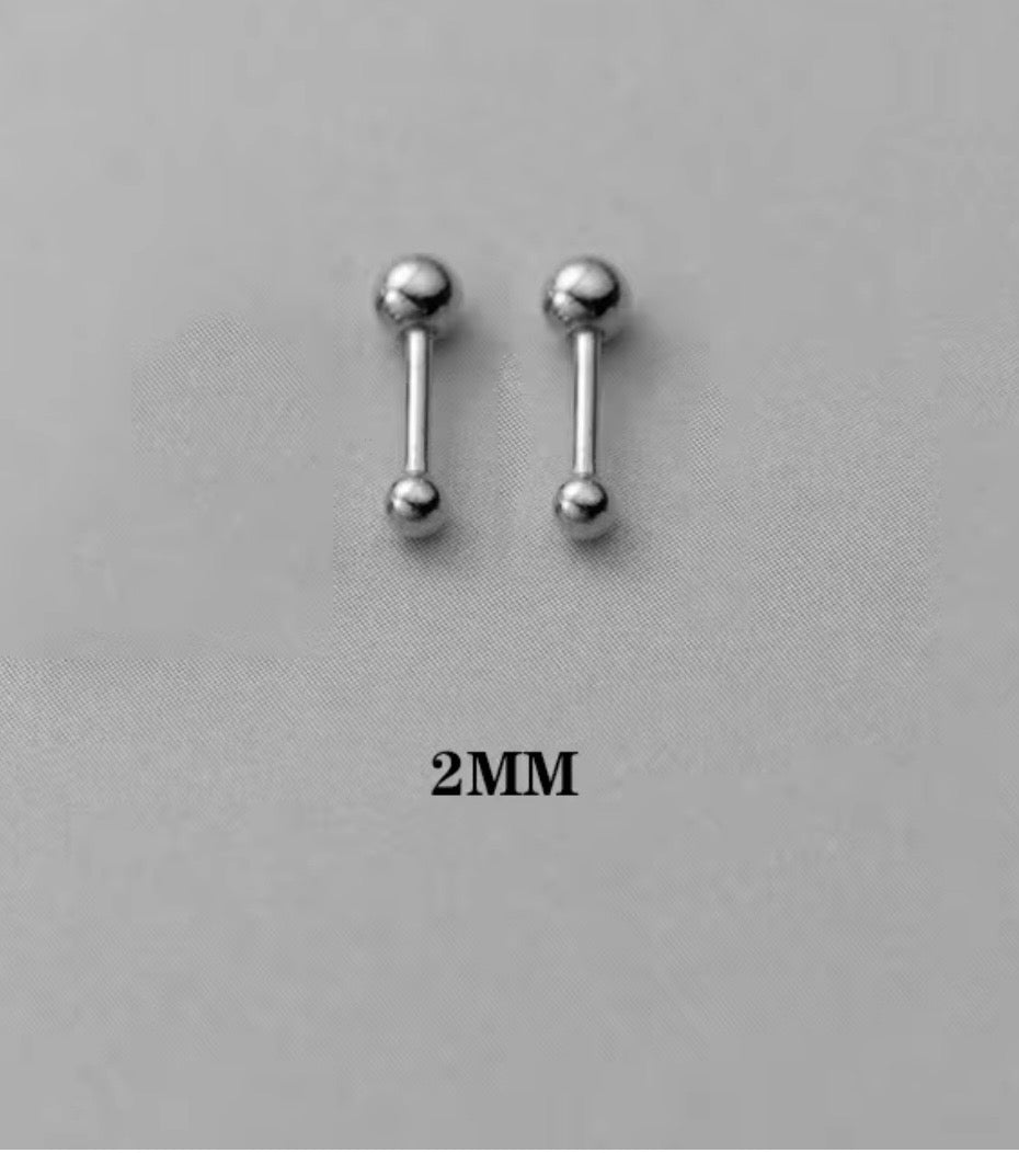 Double Ball studs Earrings.