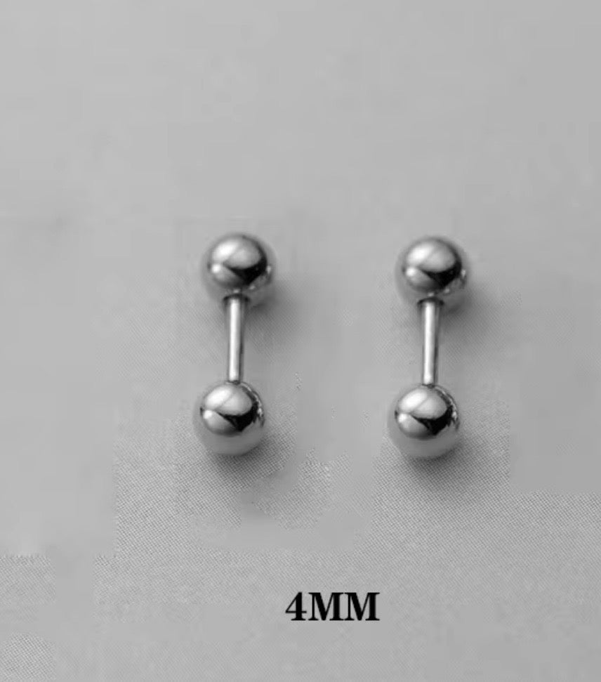 Double Ball studs Earrings.