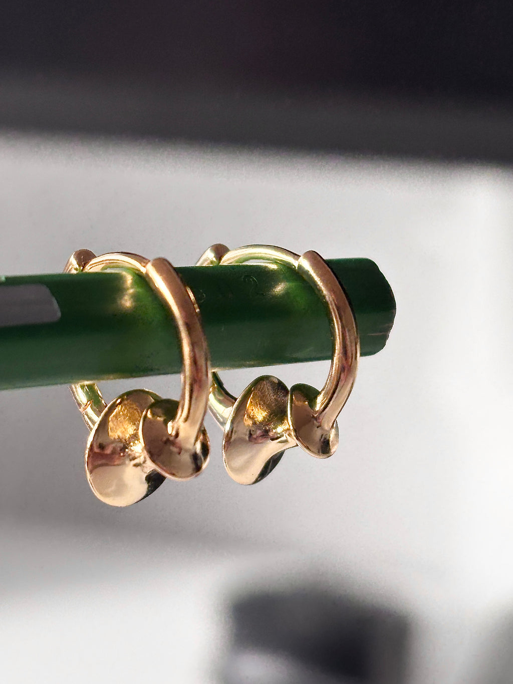 Minimalist Gold Plated Hoops - 925 Silver