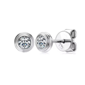Moissanite Stud Earrings | VVS1 Round Brilliant Cut | 925 Silver | White, Yellow & Rose Gold