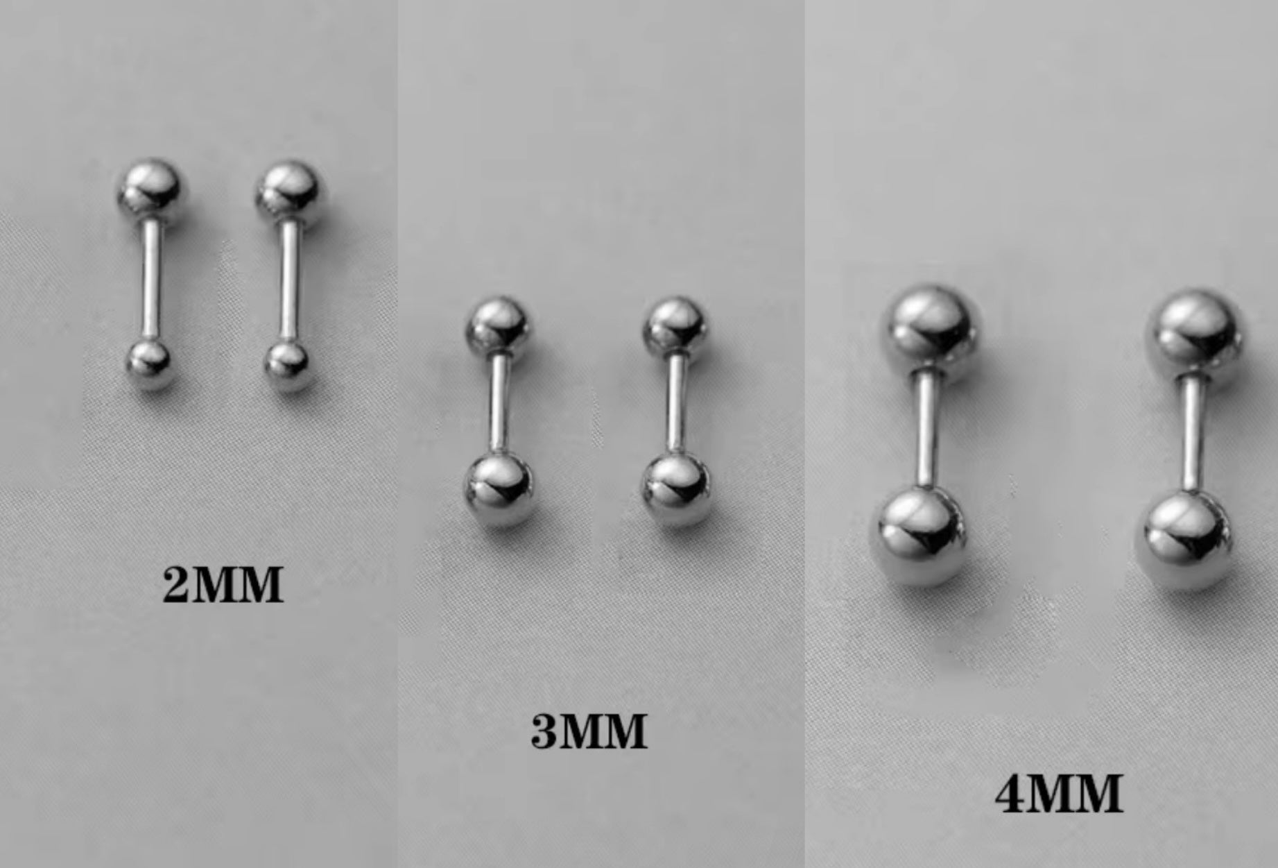 Double Ball studs Earrings.